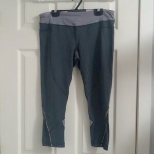 Size 10 Lululemon Gray Capris